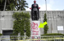Prawdziwe oblicze BLM. Sierp i młot na pomniku Kolumba w Miami