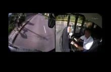 Węgierski kierowca autobusu ratuje starszą kobietę, która została napadnięta