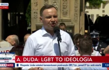 DUDA O LGBT: "IDEOLOGIA GORSZA OD KOMUNIZMU"