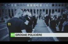 Francuska policja rzuca kajdanki w ramach protestu