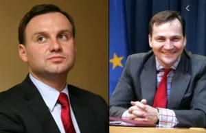 Sikorski do Dudy: proszę przestać nas kompromitować!