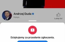 Masz konto na Facebooku? Zgłoś profil Andrzeja Dudy za propagowanie nienawiści