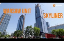 Budowa wieżowców Skyliner i Warsaw Unit przy Rondzie Daszyńskiego