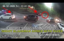 Nagranie momentu zastrzelenia czarnoskórego podejrzanego w Atlancie