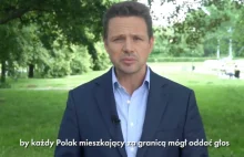 Trzaskowski do premiera: pozwól Polonii oddać głos!