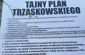 "Tajny plan Trzaskowskiego" - takie ulotki rozdaje się na wiecach Dudy