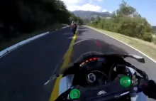 Niebezpieczna jazda motocyklem