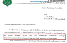 Wójt gminy Tuszów Narodowy do RPO: LGBT do ideologia diaboliczna a UE to masoni