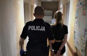 Pijana nastolatka włożyła sobie do ust palec policjanta. "Chciała się zabawić"