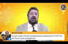 "Wiadomości TVP to obrzydliwa i prymitywna propaganda"