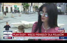 Odpytywana czyta z kartki wypowiedź dla TVP INFO?