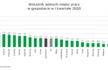 Niepokojące dane: Polska ma najniższy wskaźnik wolnych miejsc pracy w całej UE