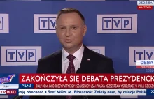 Andrzej Duda z "prywatną kampanią" w TVPiS zaraz po debacie