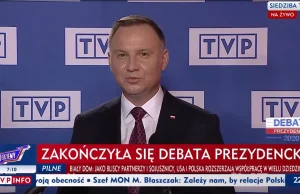 Andrzej Duda z "prywatną kampanią" w TVPiS zaraz po debacie
