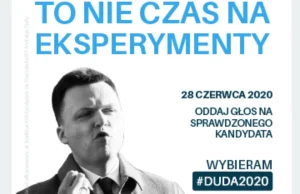 Reklama Dudy z atakiem na Hołownię