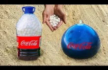 Experiment: Balloon of Coca Cola VS Mentos