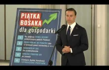 Krzysztof Bosak i Sławomir Mentzen ogłaszają program gospodarczy "Piątka Bosaka"