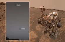 Tak wygląda Ziemia z powierzchni Marsa. Nowe zdjęcie łazika Curiosity.