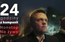 Szymon Hołownia transmituje na żywo kampanię prezydencką przez 24h