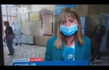 Propagandowy cyrk w bułgarskiej telwizji.Odkażanie szpitala.