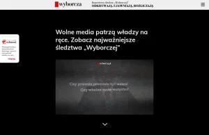 Wolne media patrzą władzy na ręce.