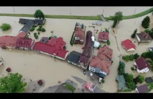 Bochnianin.pl: Powódź w Łapanowie - wideo z drona 21.06.2020