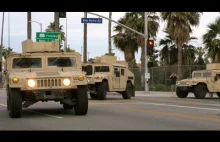 Gwardia Narodowa na ulicach LA i Hollywood
