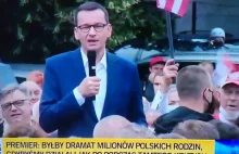 Premier Polski robi z siebie pajaca na oczach miliona telewidzów