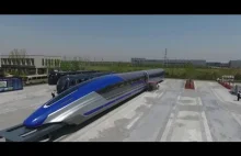 Pociąg magnetyczny. Przekracza prędkość 600 km/h