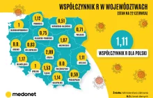 Współczynnik reprodukcji wirusa w Polsce. Ministerstwo podaje oficjalne...