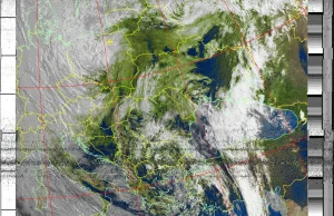 NOAA 18, przelot sprzed kilku minut