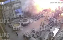 Wybuch w fabryce materiałów ogniotrwałych "Wolfram" w Rosji