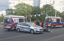 Policjanci potrącili skuterzystę we Wrocławiu. Policja mataczy.