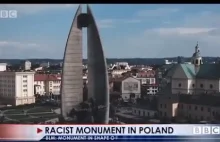 Bardzo znany rzeszowski rasistowski pomnik w kształcie waginy czarnej kobiety