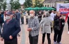 Zakłócanie spotkania wyborczego z Trzaskowskim przez zwolenników PAD