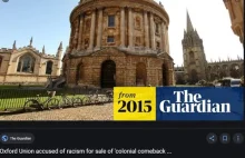 Cambridge University promuje rasizm wobec białych