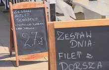 Rekordowe rachunki za obiad nad morzem. Para zapłaciła 250 zł za dwie ryby