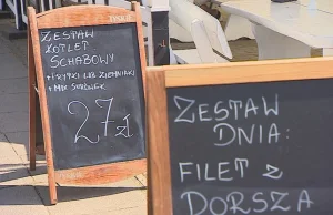 Rekordowe rachunki za obiad nad morzem. Para zapłaciła 250 zł za dwie ryby
