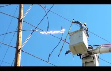 Przecinanie przewodu elektrycznego