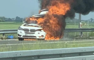 "Auto zaczęło palić się w trakcie jazdy"