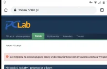 Pclab wyłącza funkcję komentowania na forum