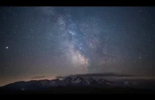 Timelapse Drogi Mlecznej nad Tatrami Bielskimi