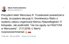 Adam Andruszkiewicz próbuje przeciągnąć wyborców do PiS