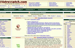Distrowatch - jedna z lepszych stron o linuxie.