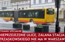 W Warszawie spadł deszcz. TVP atakuje Rafała Trzaskowskiego