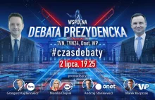 Debata TVN, Onetu i WP 2 lipca o godz. 19:25