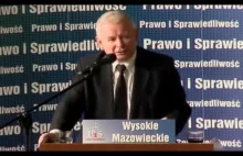 Jarosław Kaczyński o Januszu Korwin-Mikke i prawicy