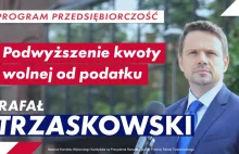 Trzaskowski złoży projekt podwyższenia kwoty wolnej do płacy minimalnej