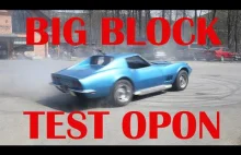 Test opon Chevrolet Corvette C3 stingray T-top 1968r. 427ci/7,0L 390KM BIG...