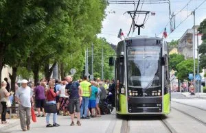 Na gorzowskie torowisko wróciły tramwaje [ZDJĘCIA